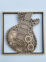 Mandala Guitar Decor