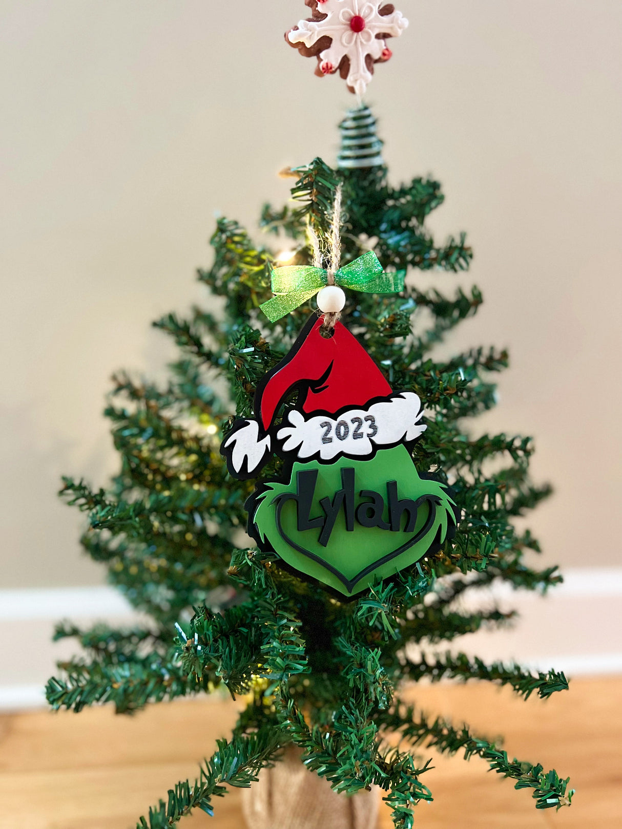 Personalized Mean Guy Ornaments