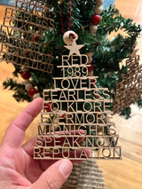 Swiftie Fan Era Tour Ornament