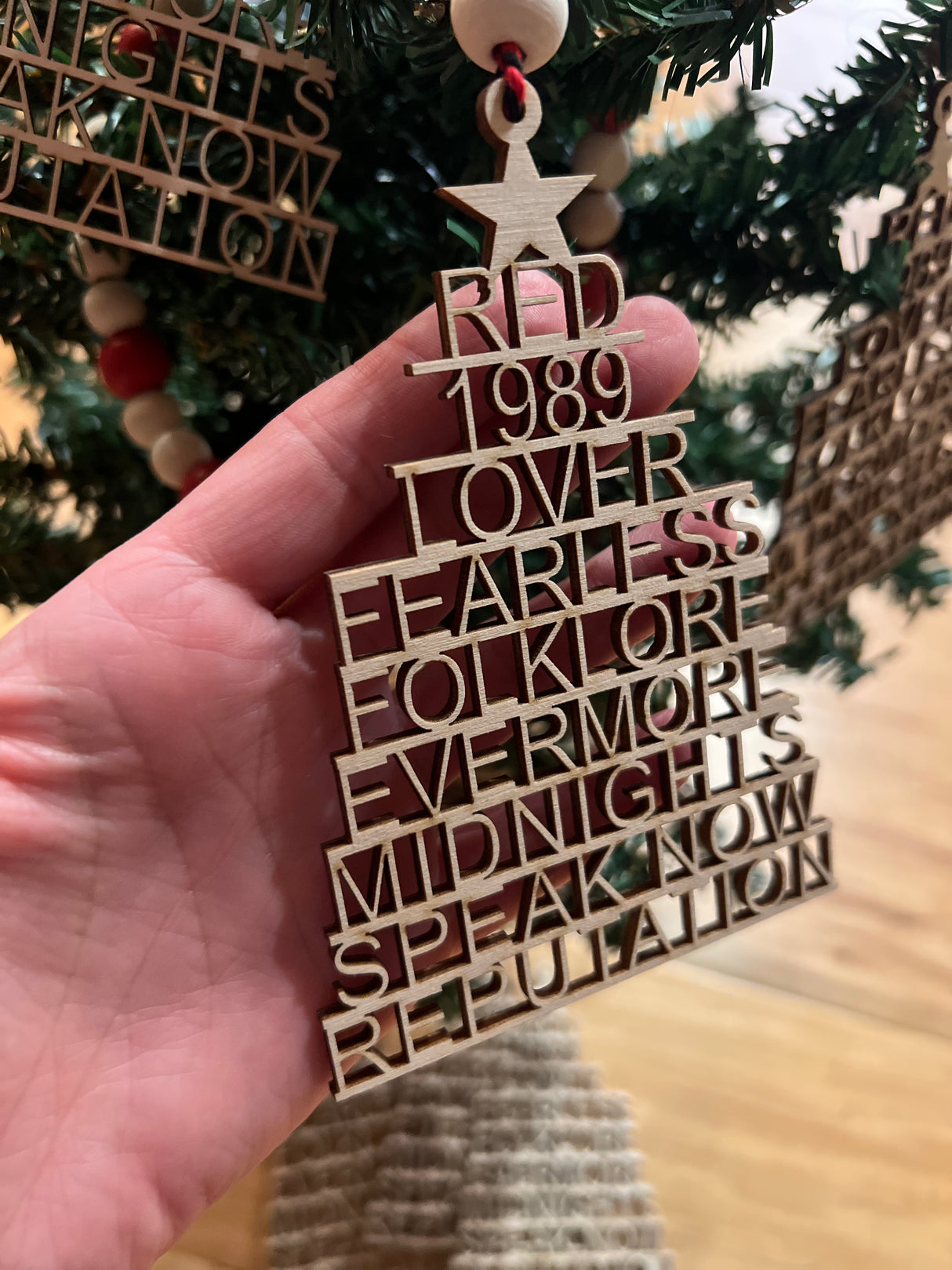 Swiftie Fan Era Tour Ornament