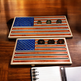 Desktop Flag Coin Holder