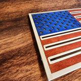 Desktop Flag Coin Holder