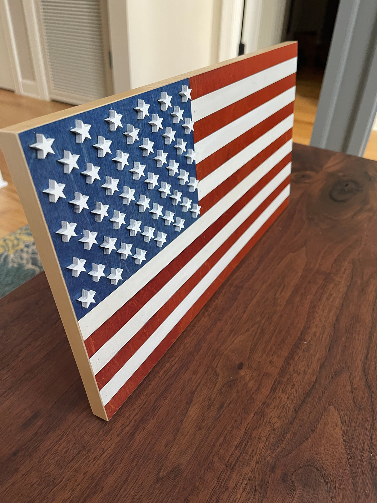 Mini Stained American Flag