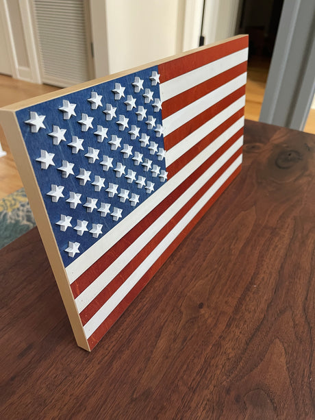 Mini Stained American Flag