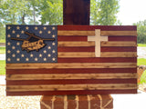 Large American Flag Coin Holder