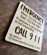 Personalized Emergency Magnet