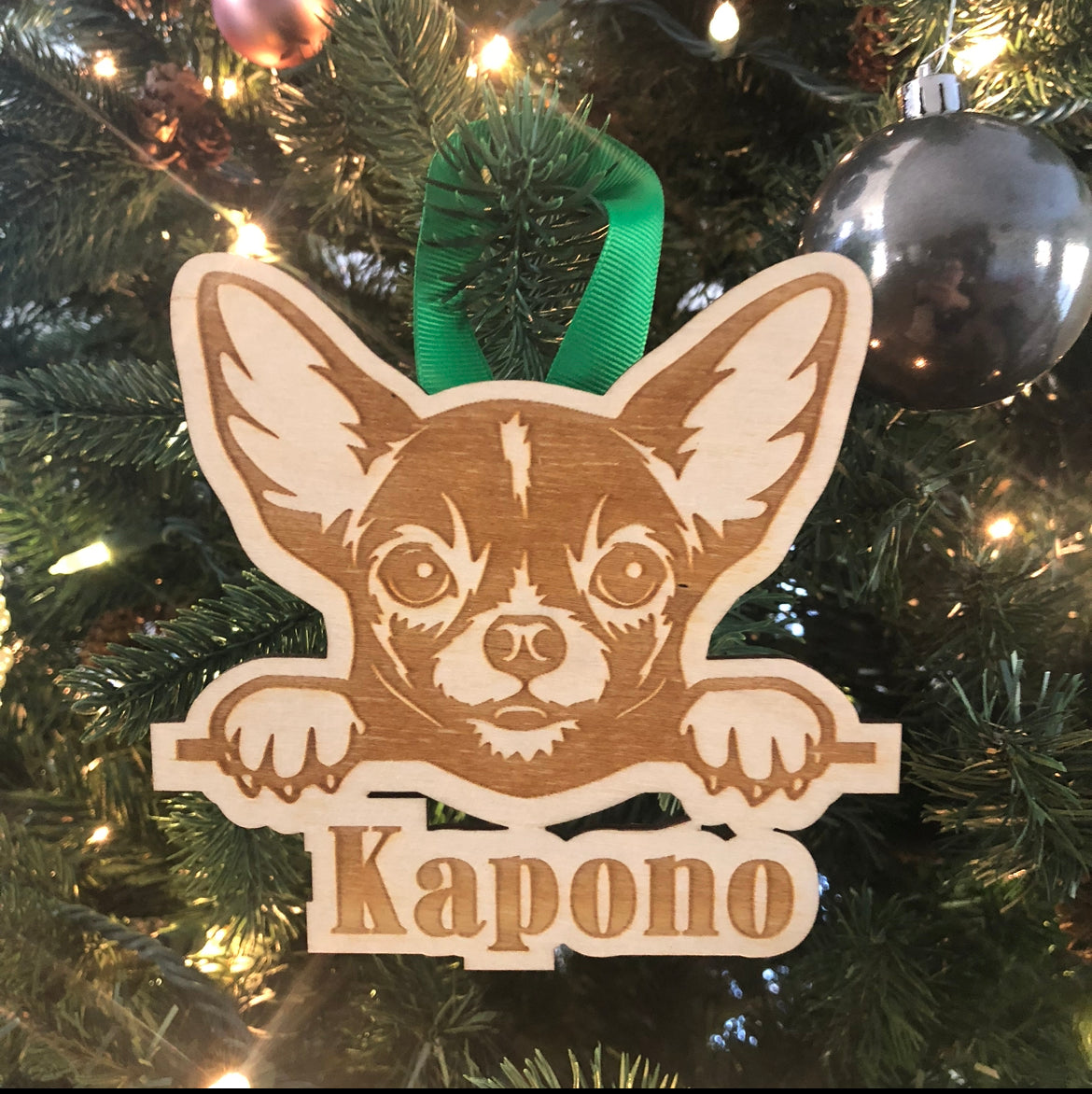 Personalized Dog Ornament