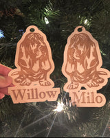 Personalized Dog Ornament