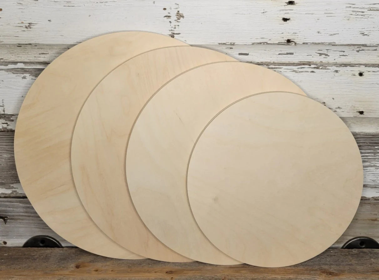 Blank Birch Plywood Rounds