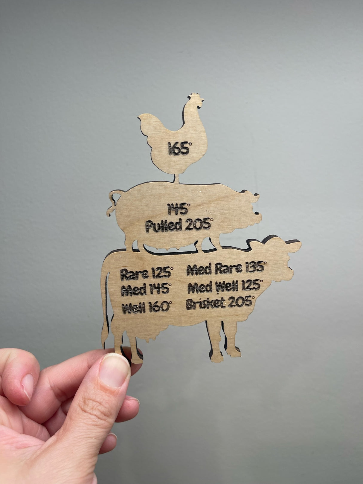 Chicken Pig Cow Magnet