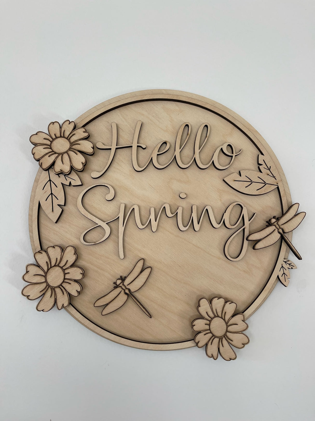 "Hello Spring" Wall Hanger