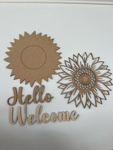 Sunflower Wall Hanger