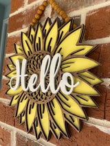 Sunflower Wall Hanger