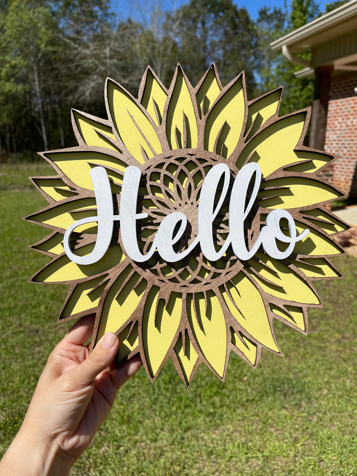 Sunflower Wall Hanger