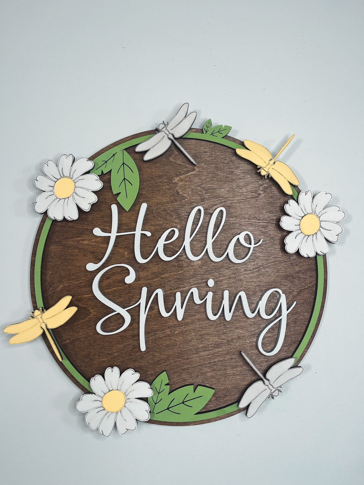 "Hello Spring" Wall Hanger