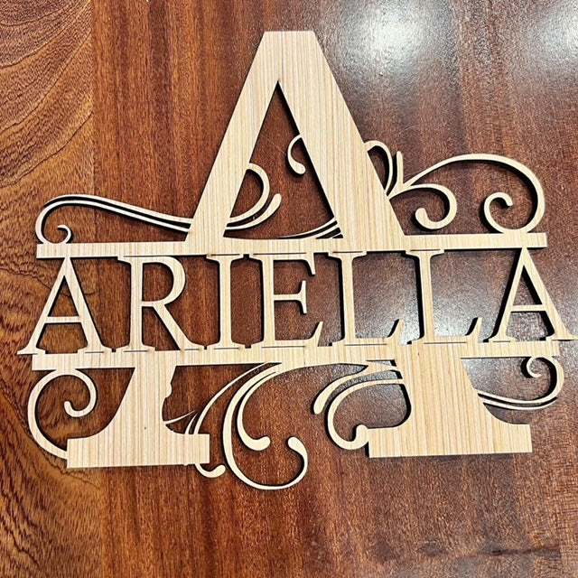 Personalized Name Cut Out