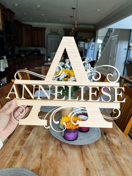 Personalized Name Cut Out