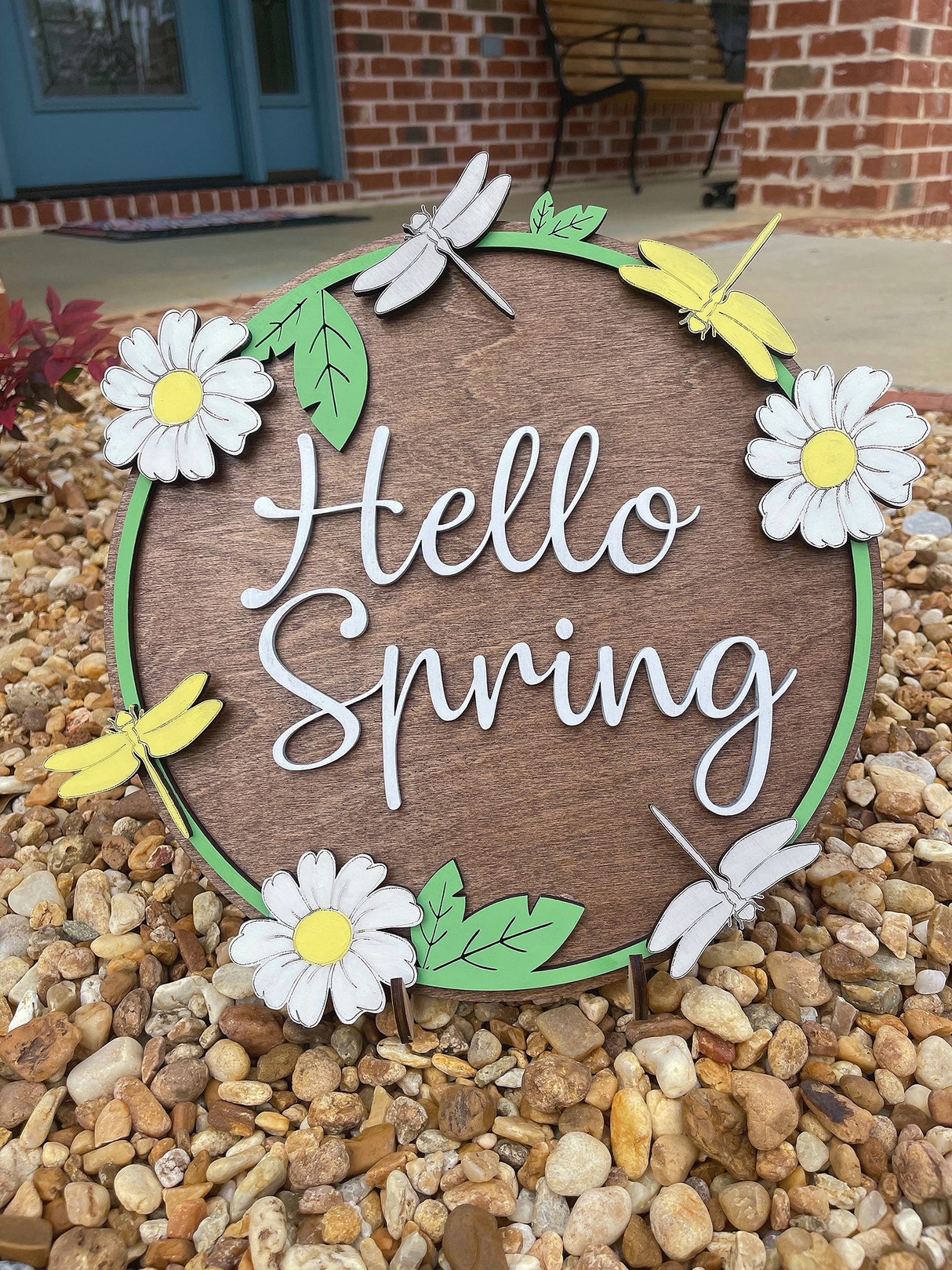 "Hello Spring" Wall Hanger