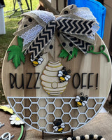 "Buzz Off" Wall Hanger