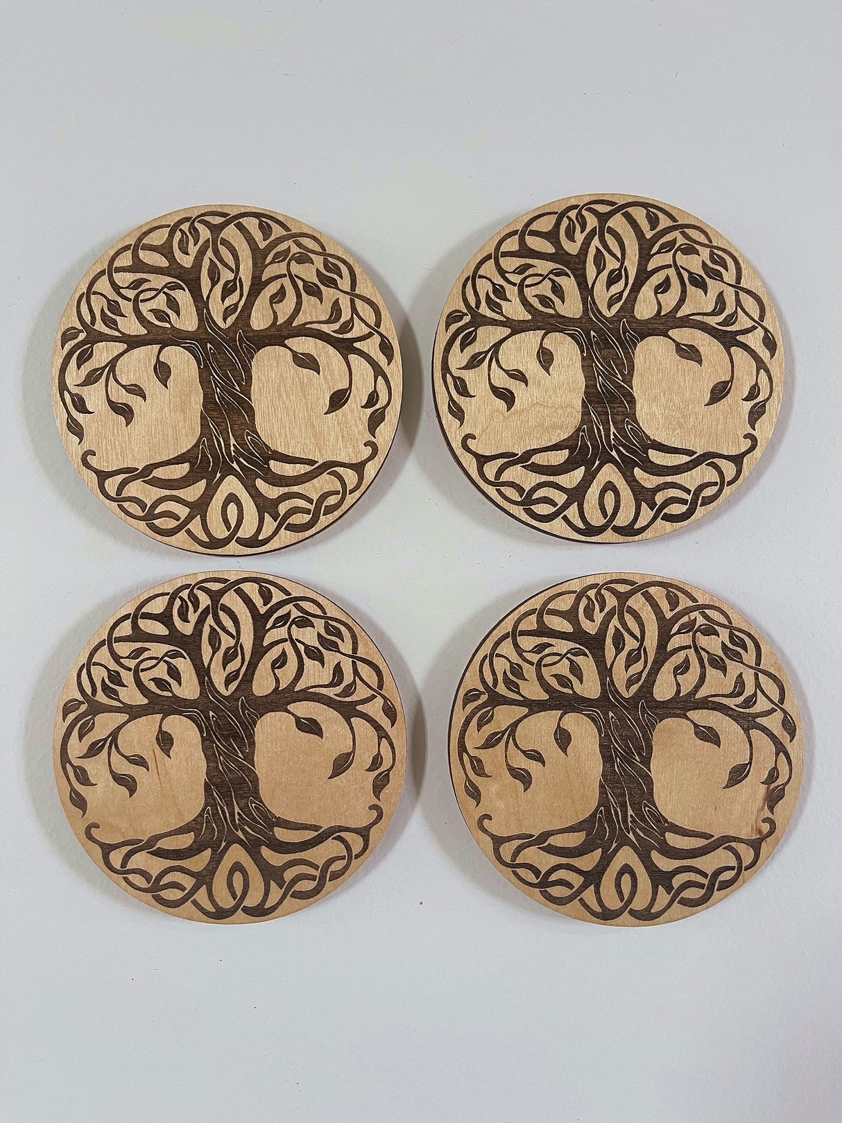 Birch Ply Coasters