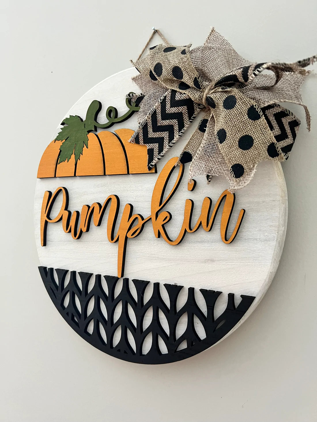 Pumpkin Wall Hanger