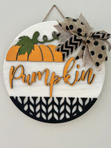 Pumpkin Wall Hanger